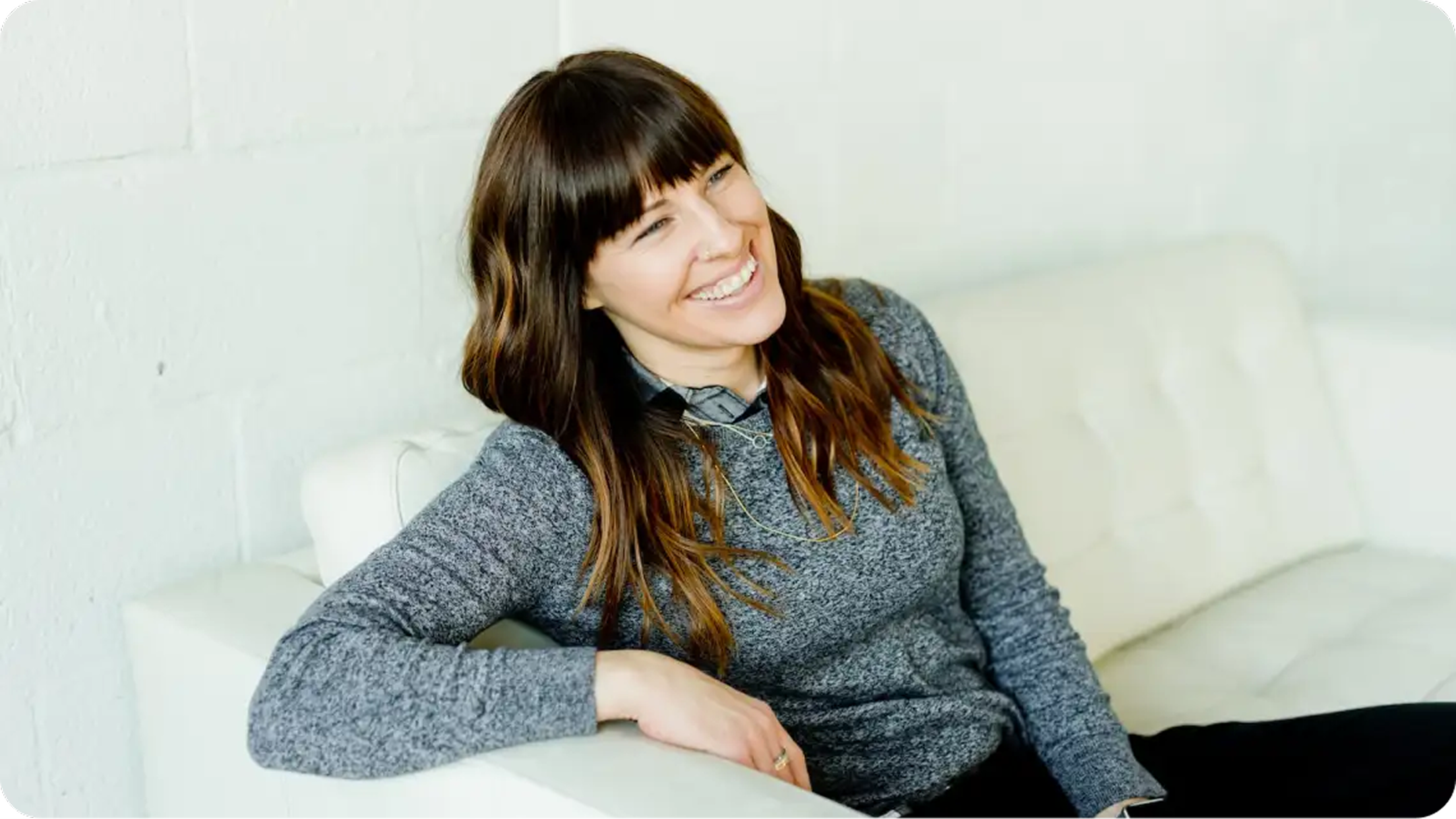 Happy employee at work