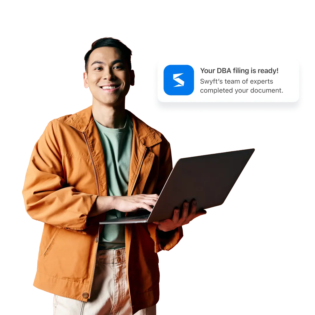 Business formation mobile app