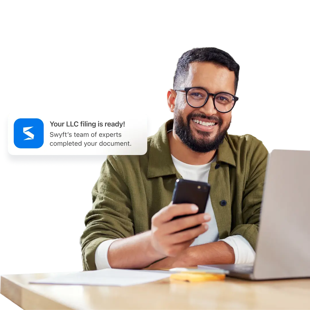 Business formation mobile app
